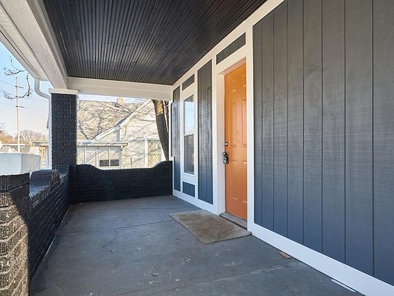 Covered front porch