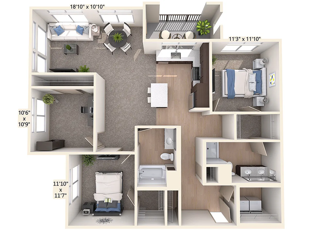 Floor plan B16-E-Esp