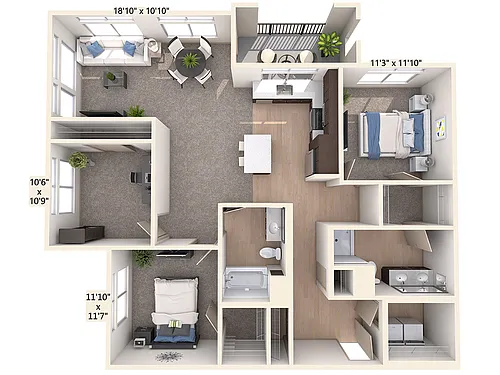 Floor plan B16-E-Esp