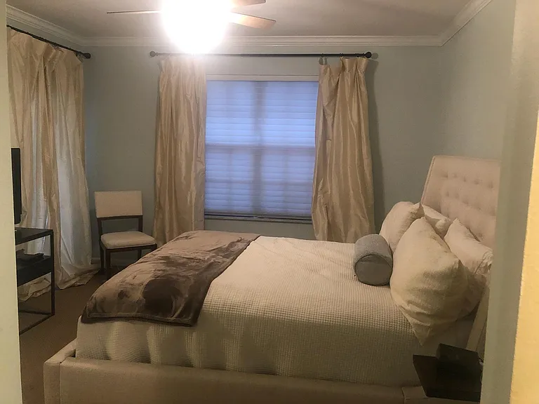 2nd bedroom suite with bathroom and walk in closet.