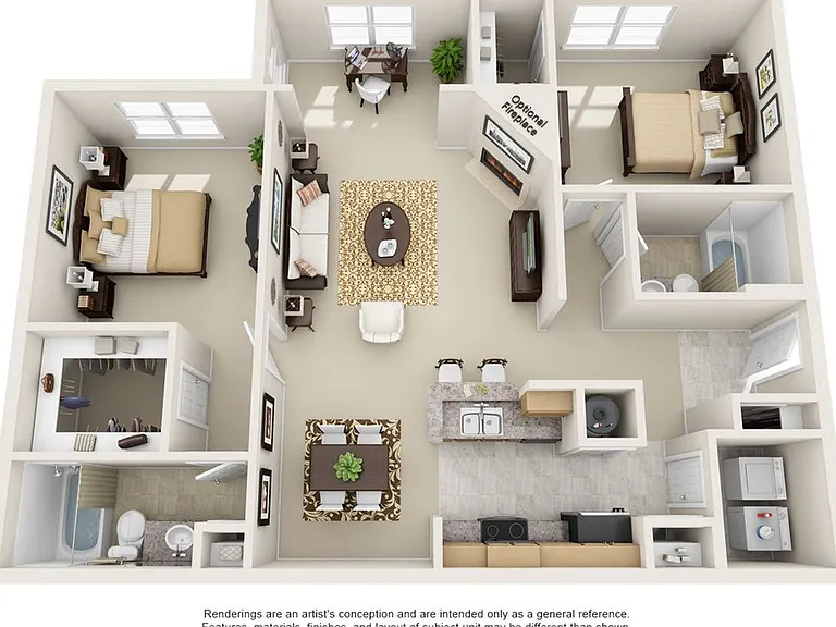 2 Bedroom | 2 Bath | 1173 SF 2 Bedroom | 2 Bath | 1173 SF