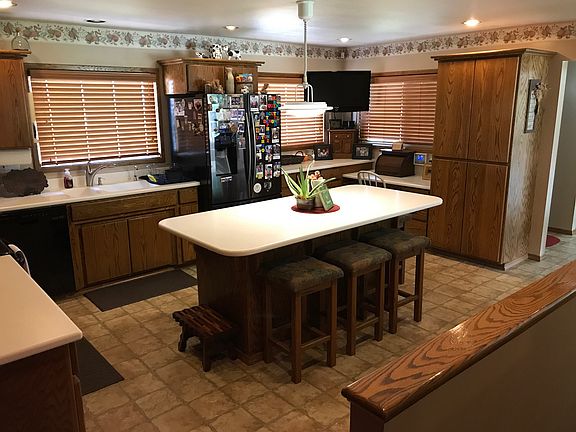Kitchen, custom oak cabinets