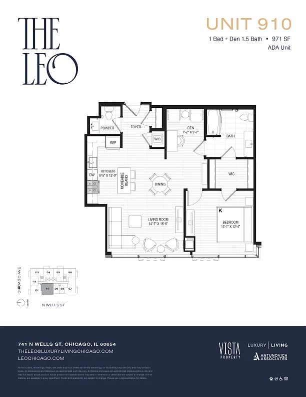 Floor plan 910