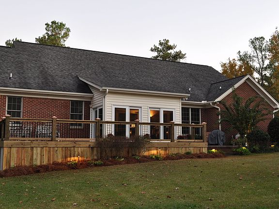 Rear of house in November