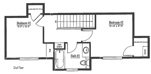 Floor plan 2x1A