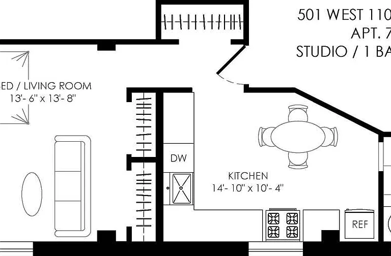 501 W 110th St #2G — Photo 2