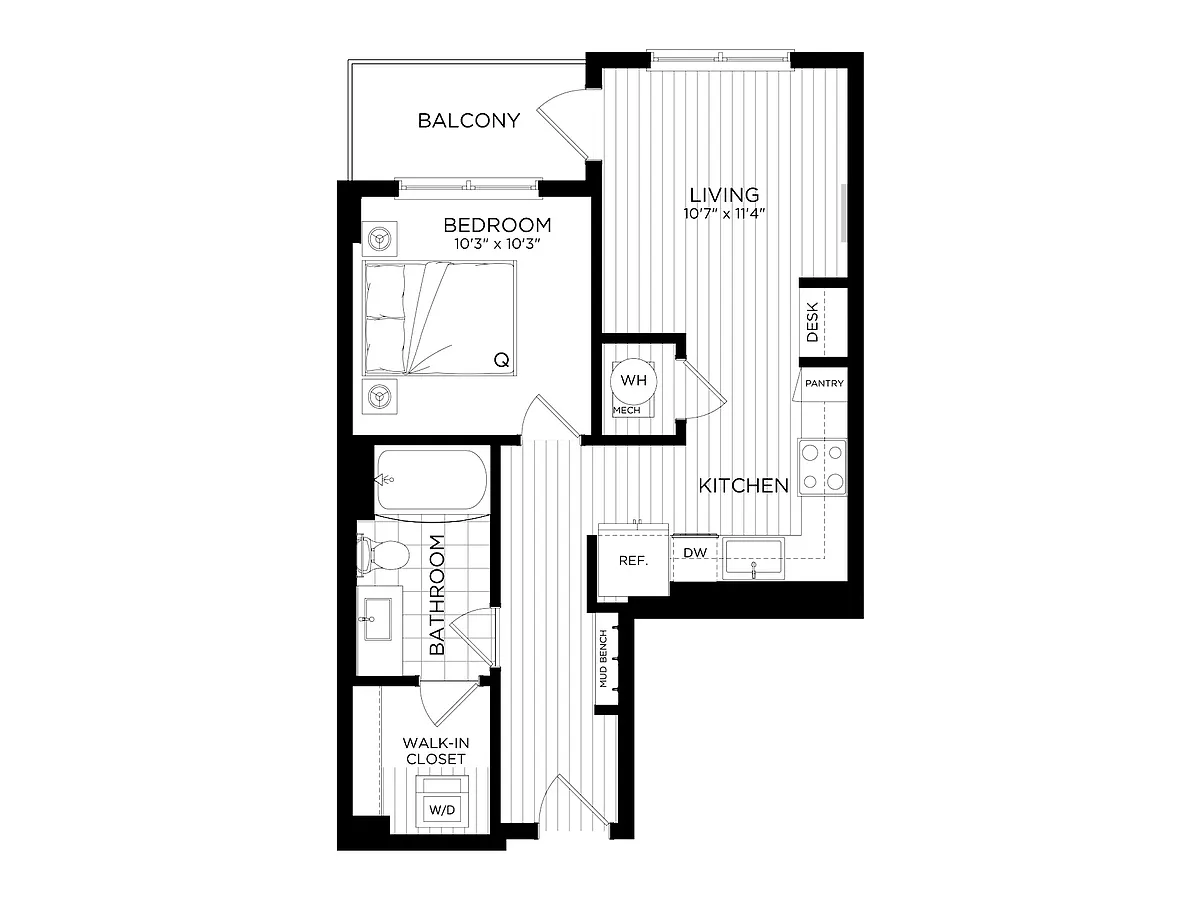 Floor plan Studio-S2