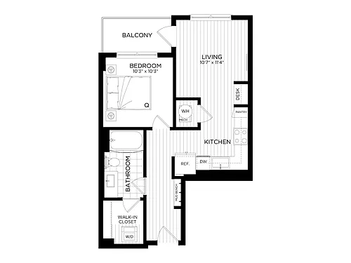 Floor plan Studio-S2