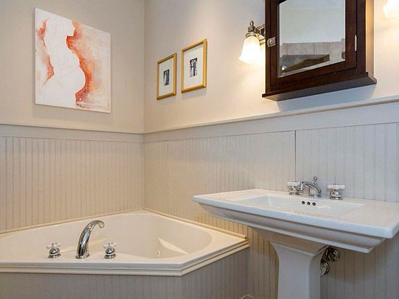 Bathroom 1, first floor master suite