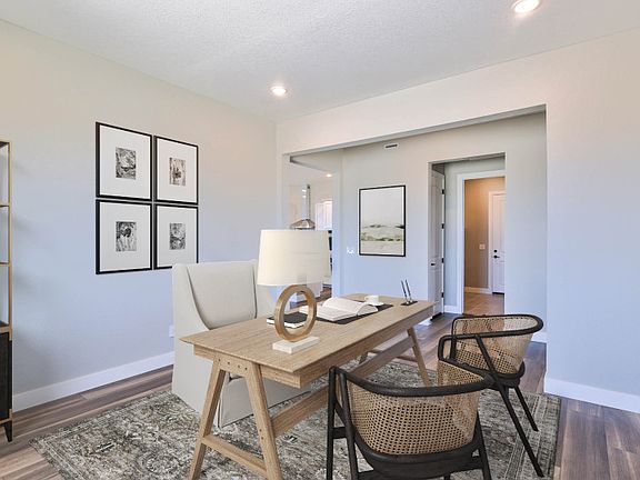 This space is perfect for an at home office, craft room, and more!