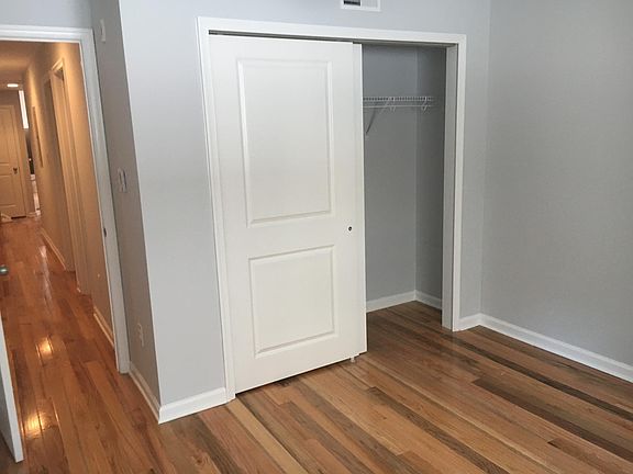 Master Bedroom with large close and window to your private back yard