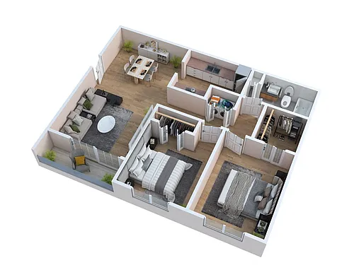 Floor plan Hogan