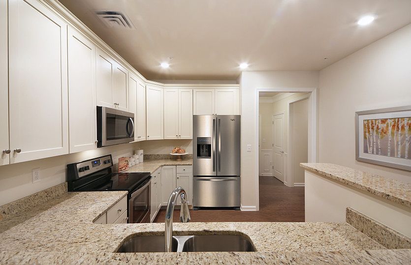 Beautiful Granite and Stainless Steel Appliances