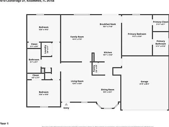 3 bed, 2.0 bath, 1536 sqft, $1,845 — Photo 2