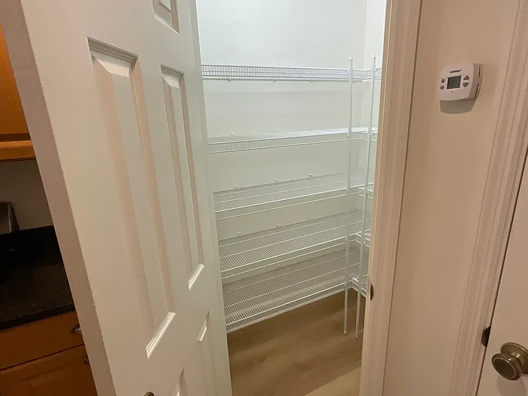 Walk-in kitchen pantry