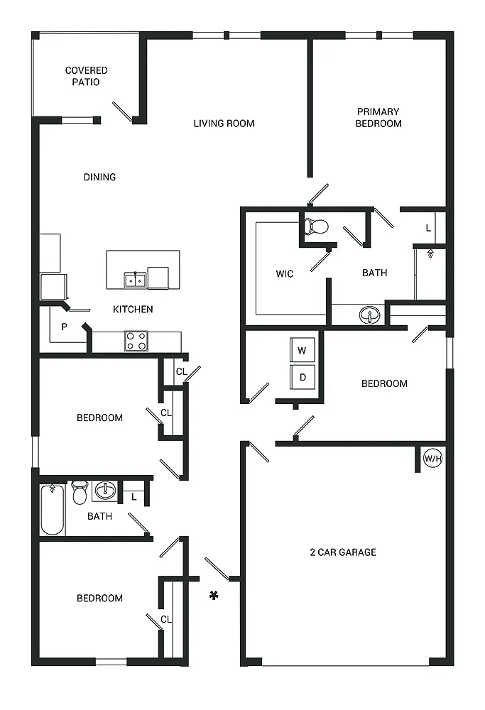 Floor plan Texas Cali