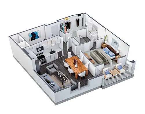 Floor plan Bienville