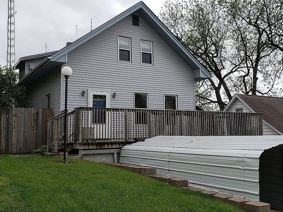 Front east side view of home