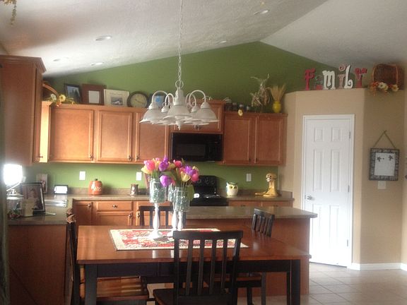 Great room into kitchen