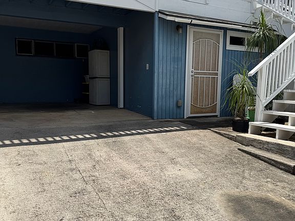 one covered parking space
