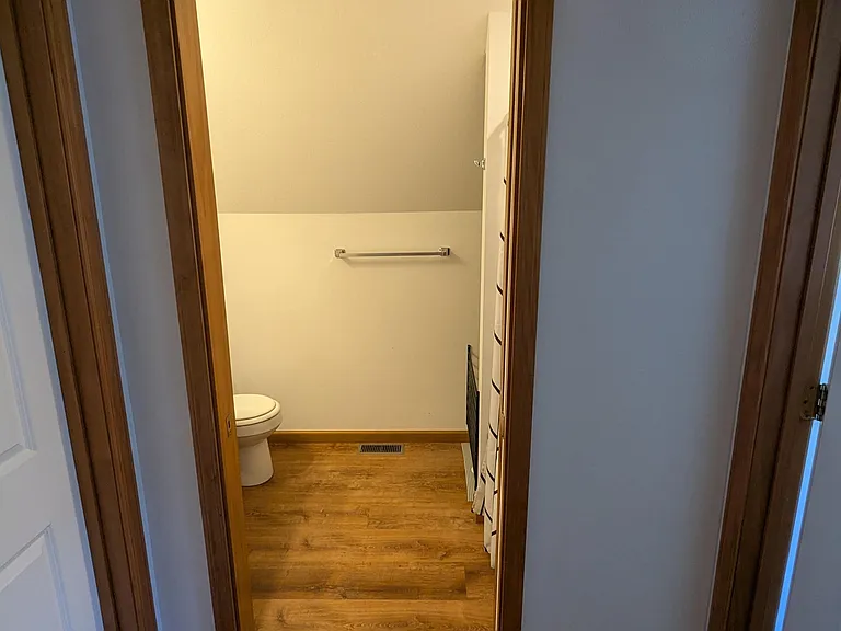 Doors Left to Right: Upstairs Bedroom A, Bathroom, Upstairs Bedroom B
