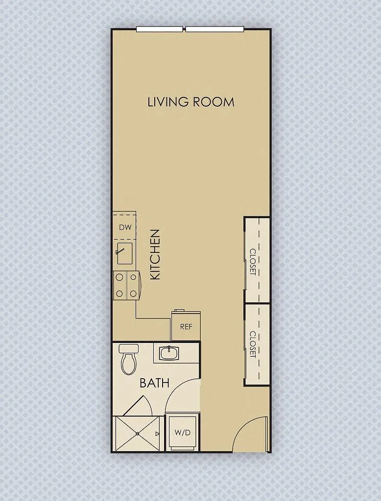 Floor plan Studio A3