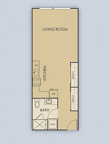 Floor plan Studio A3