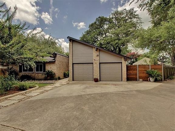 Garage and driveway