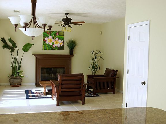 Living room open to kitchen & breakfast area