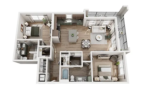 Floor plan B3