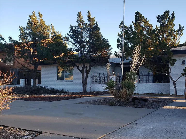 Large driveway