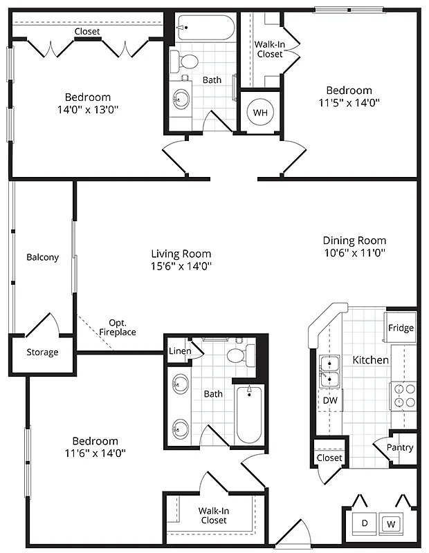 Floor plan The North East