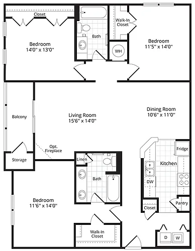 Floor plan The North East
