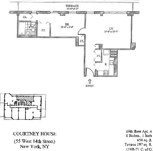 1st image of 55 W 14th St APT 19A