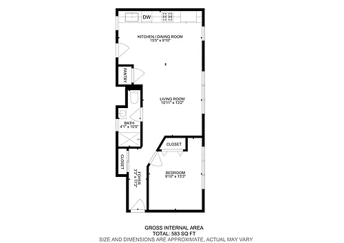 Floor plan One Bedroom