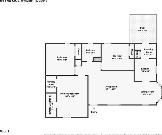 3 bed, 2.0 bath, 1112 sqft, $1,545 — Photo 2