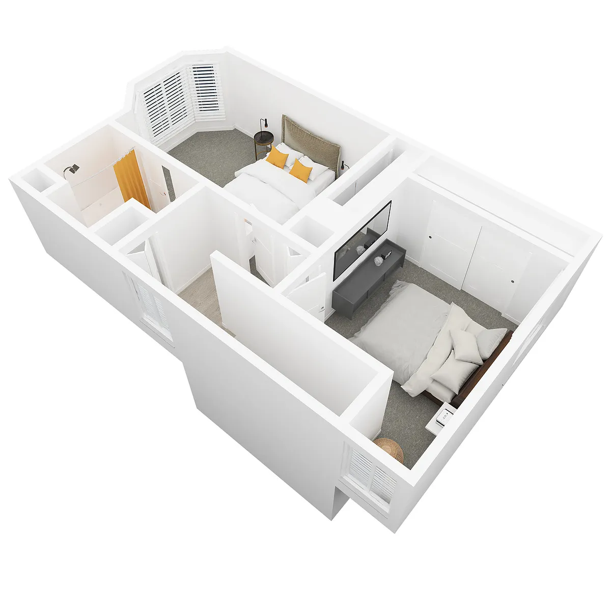 Floor plan Town Home w/Attached Garage
