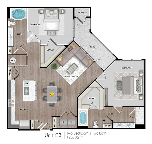 Floor plan C3