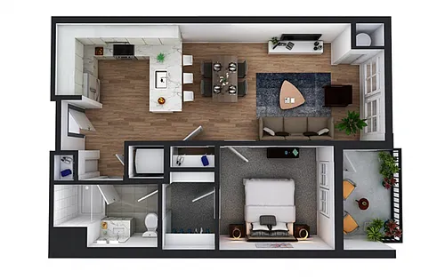 Floor plan A8
