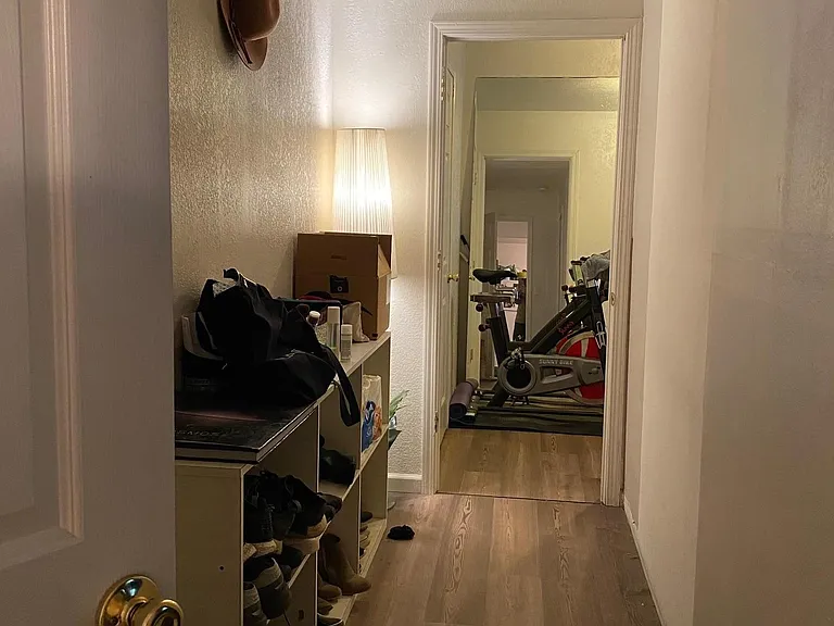 Hallway to the backroom/office