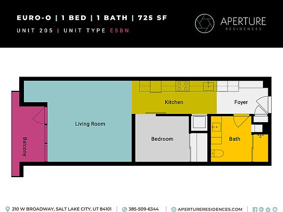 Unit 205 Aperture - Floor Plan Inserts Unit 205 Aperture - Floor Plan Inserts