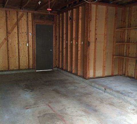 Attached garage