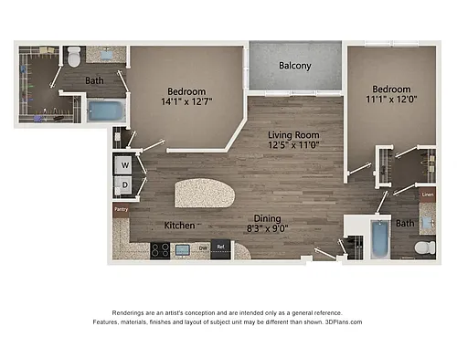 Floor plan B3