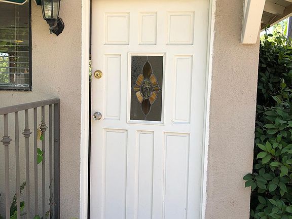 Front door of private guest house.
