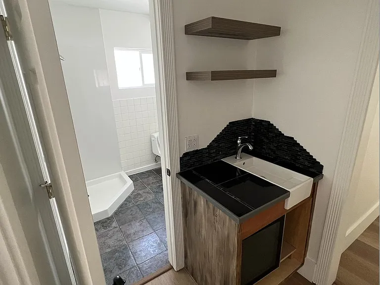 Bath 1 with hall Coffee/Bar station