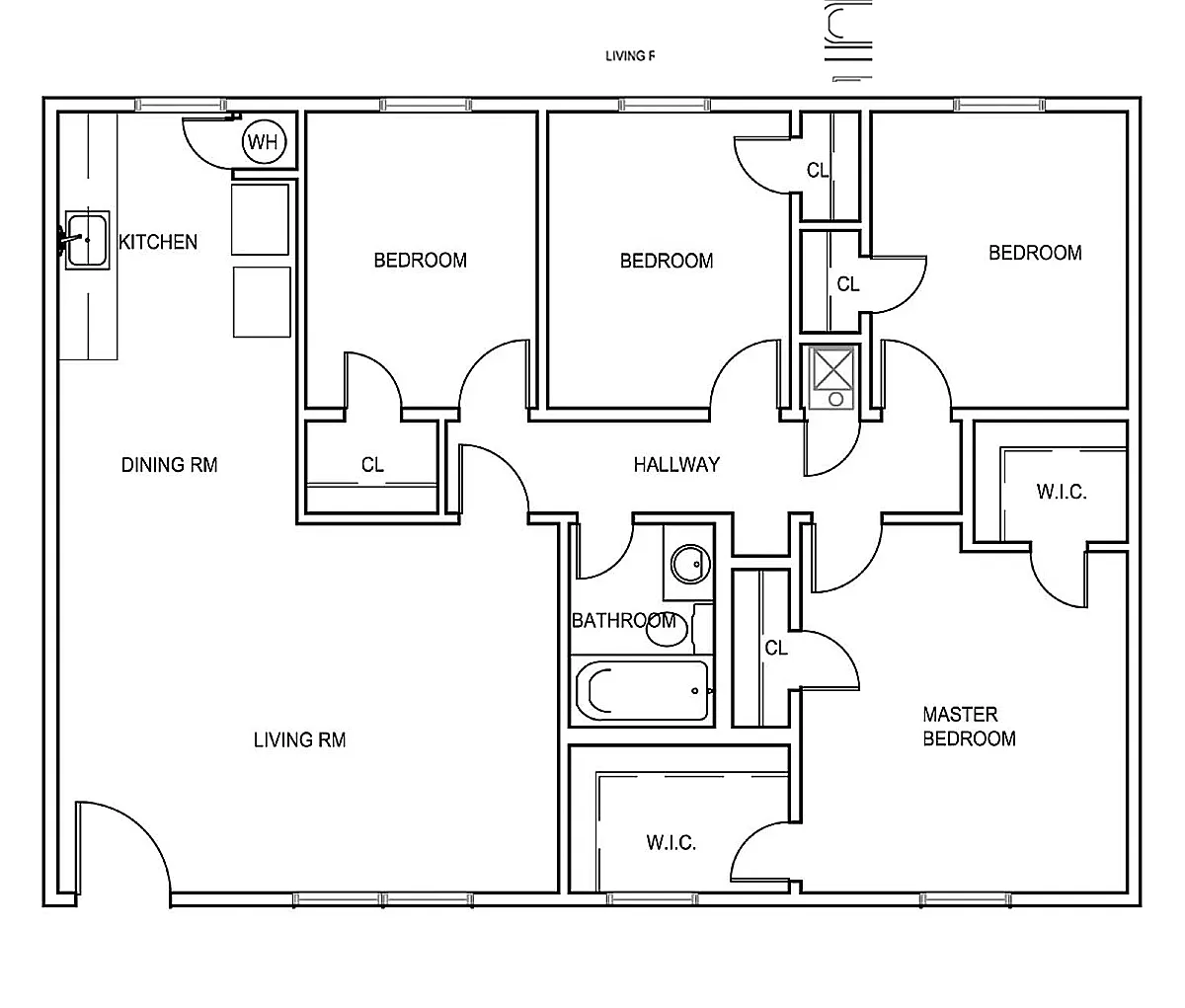 Floor plan 4X1