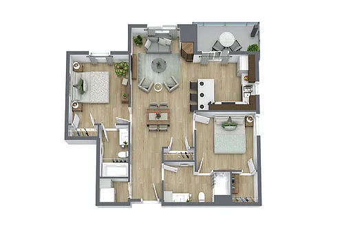 Floor plan 1000A-A415
