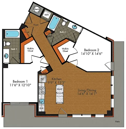Floor plan C08-G