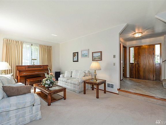 Open sunken living room.