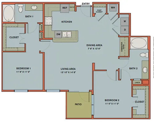 Floor plan B7